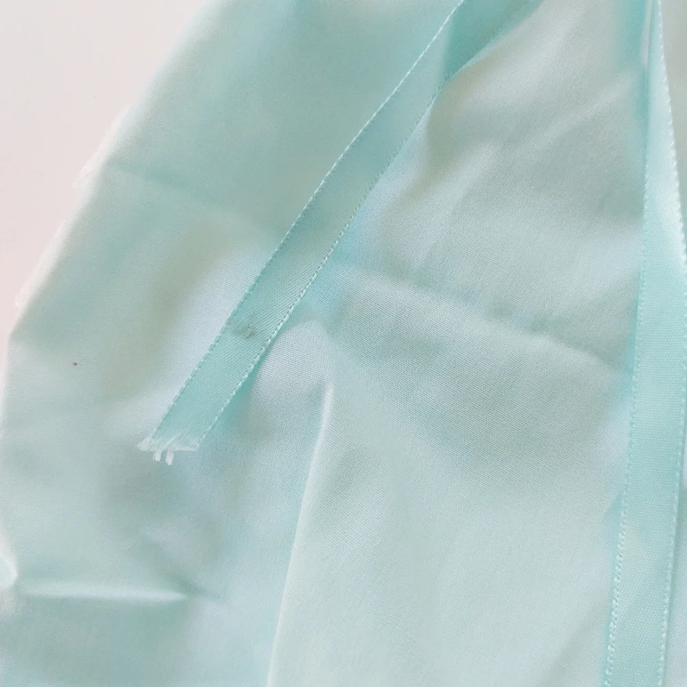 80s Infant Romper Light‎ Blue Ruffle Bum size 6m Toddle Tyke Cottagecore